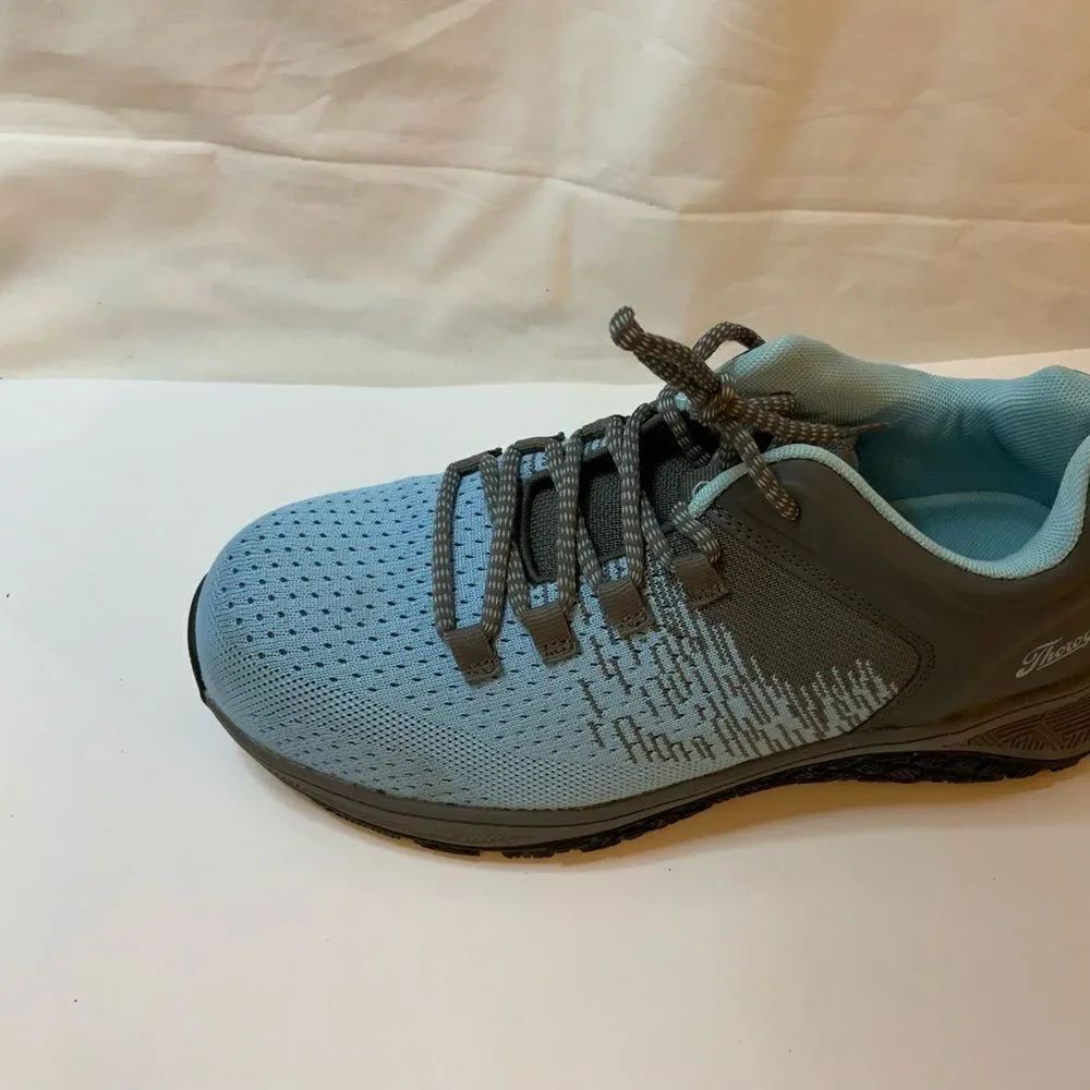 Thorogood Womens Ast Low Blue Safety Shoes Size 10.5  (Wide)